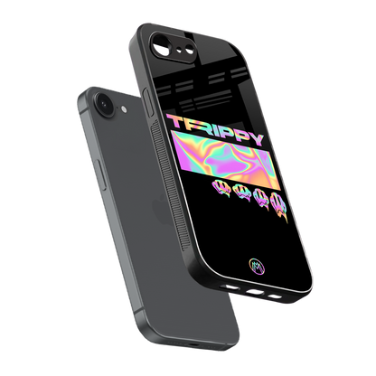 trippy trippy back phone cover | glass case for iphone 16e