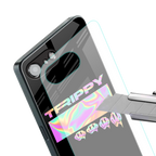 trippy trippy back phone cover | glass case for iphone 16e