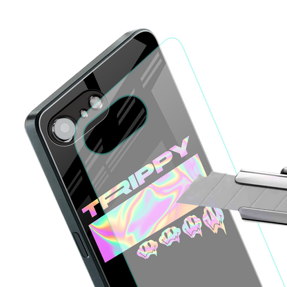 trippy trippy back phone cover | glass case for iphone 16e