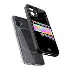 trippy trippy back phone cover | glass case for nothing phone 2