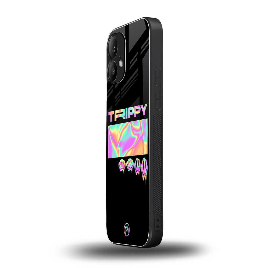 trippy trippy back phone cover | glass case for nothing phone 2