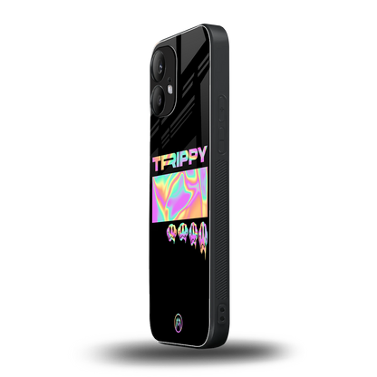 trippy trippy back phone cover | glass case for nothing phone 2