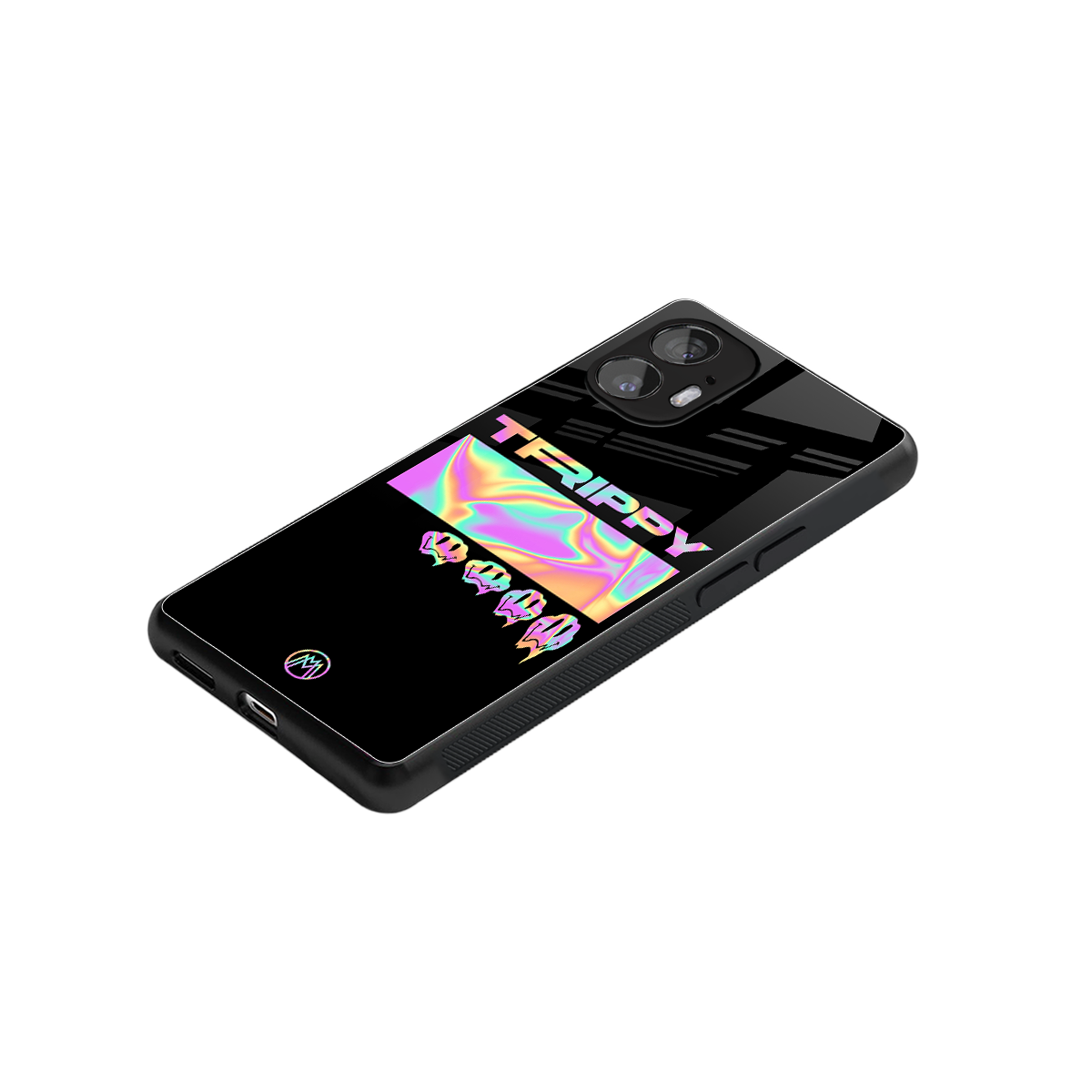 trippy trippy back phone cover | glass case for nothing phone 2