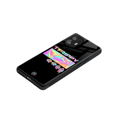 trippy trippy back phone cover | glass case for nothing phone 2