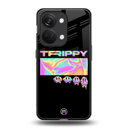 trippy trippy back phone cover | glass case for oneplus nord 3