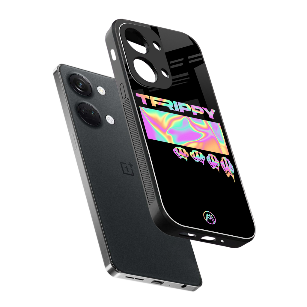 trippy trippy back phone cover | glass case for oneplus nord 3