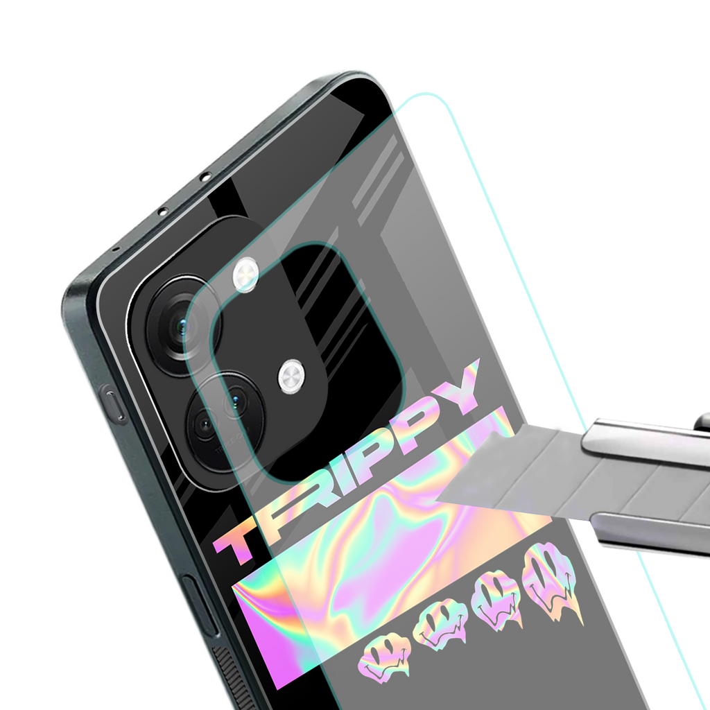 trippy trippy back phone cover | glass case for oneplus nord 3