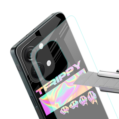 trippy trippy back phone cover | glass case for oneplus nord 3