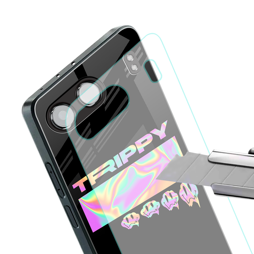 trippy trippy back phone cover | glass case for oneplus nord 4