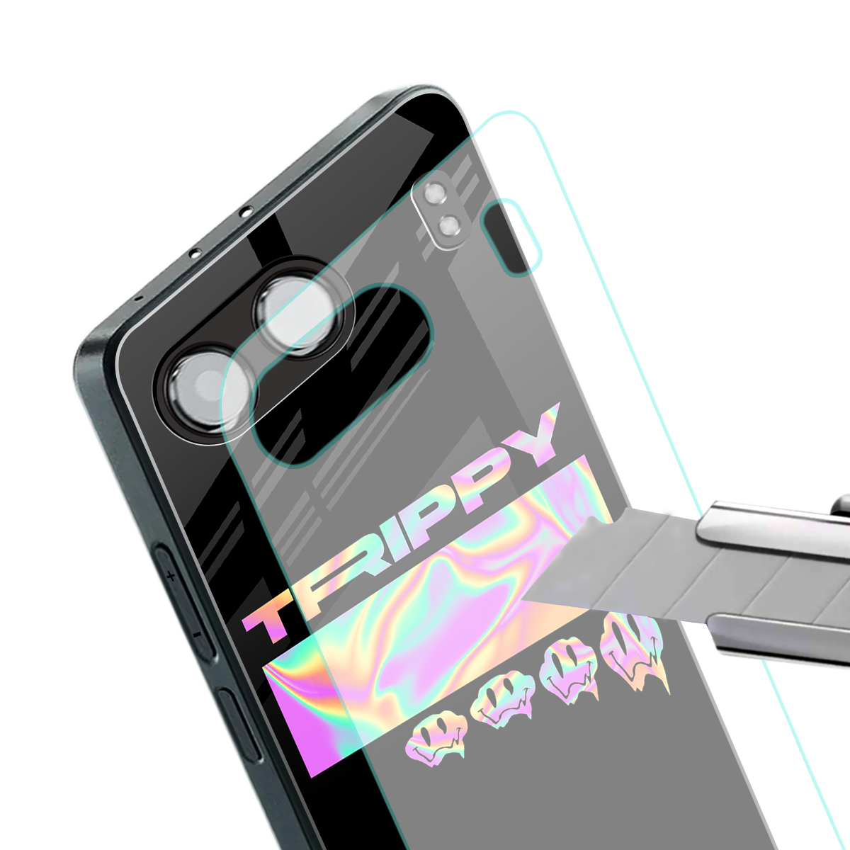trippy trippy back phone cover | glass case for oneplus nord 4