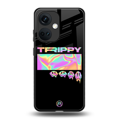 trippy trippy back phone cover | glass case for oneplus nord ce 3