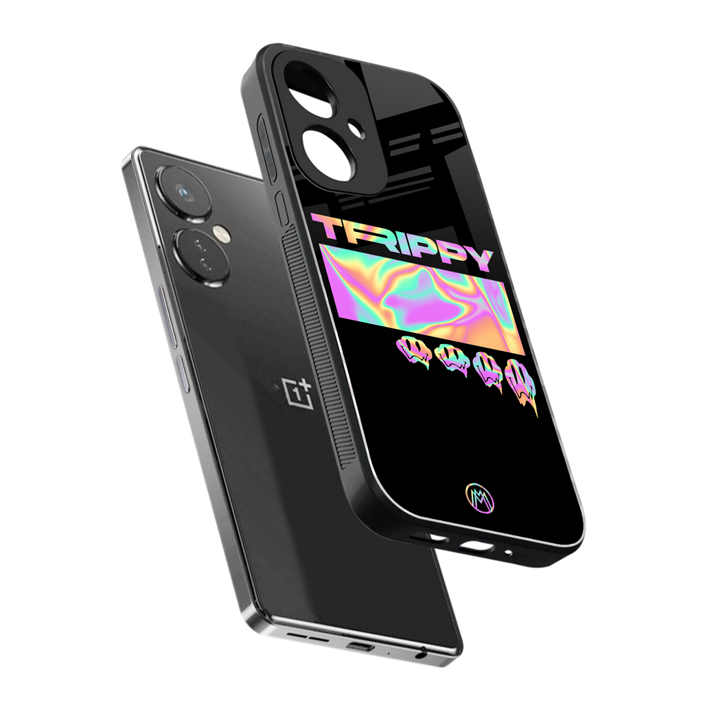 trippy trippy back phone cover | glass case for oneplus nord ce 3