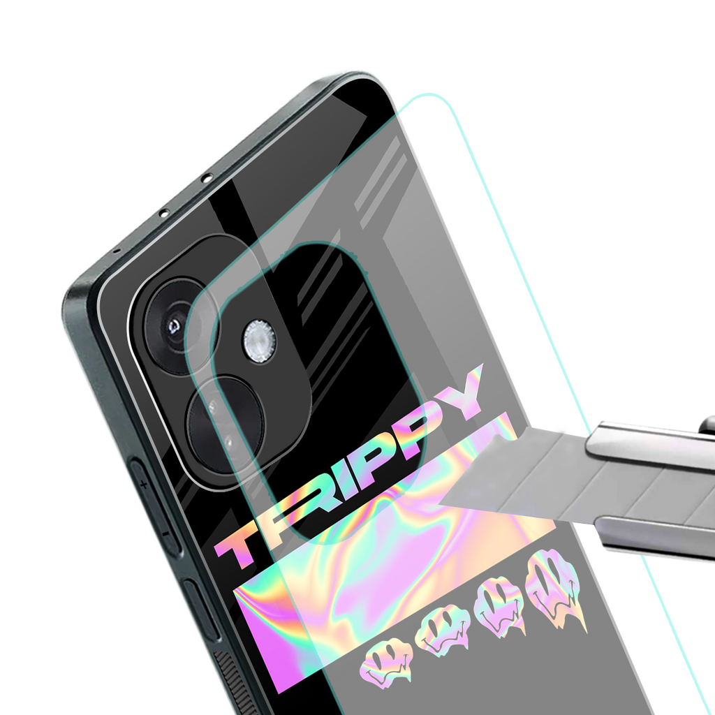 trippy trippy back phone cover | glass case for oneplus nord ce 3
