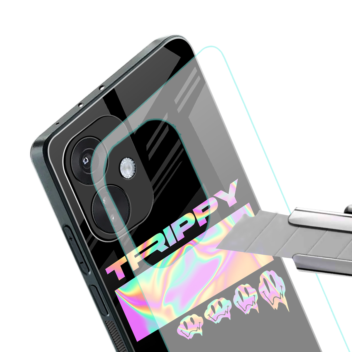 trippy trippy back phone cover | glass case for oneplus nord ce 3