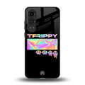 trippy trippy back phone cover | glass case for oneplus nord ce 4 lite