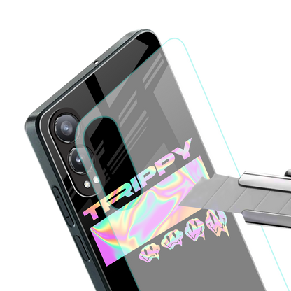 trippy trippy back phone cover | glass case for oneplus nord ce 4 lite