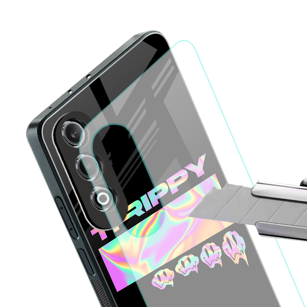 trippy trippy back phone cover | glass case for oneplus nord ce 4