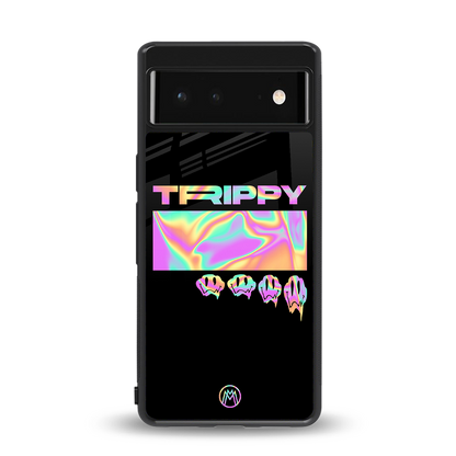 trippy trippy back phone cover | glass case for Google Pixel 6A