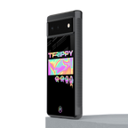 trippy trippy back phone cover | glass case for Google Pixel 6A