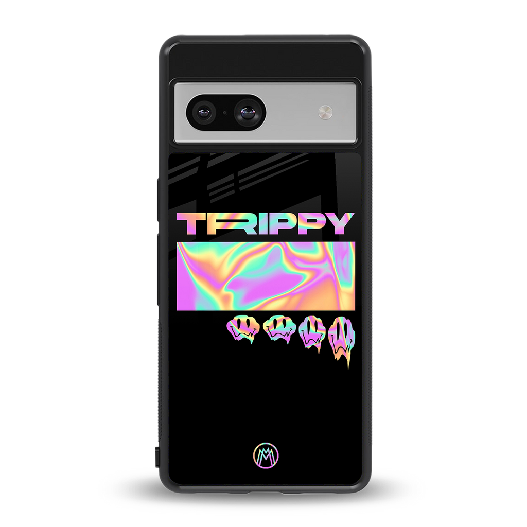 trippy trippy back phone cover | glass case for Google Pixel 7