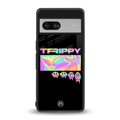 trippy trippy back phone cover | glass case for Google Pixel 7