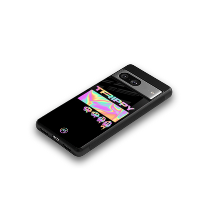 trippy trippy back phone cover | glass case for Google Pixel 8