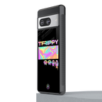 trippy trippy back phone cover | glass case for Google Pixel 8