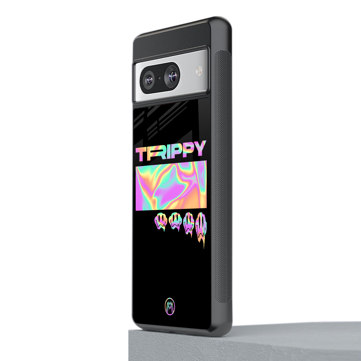 trippy trippy back phone cover | glass case for Google Pixel 8