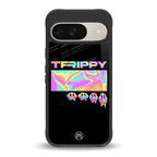 trippy trippy back phone cover | glass case for google pixel 9