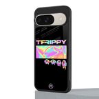 trippy trippy back phone cover | glass case for google pixel 9