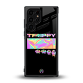trippy trippy back phone cover | glass case for samsung galaxy s23 ultra