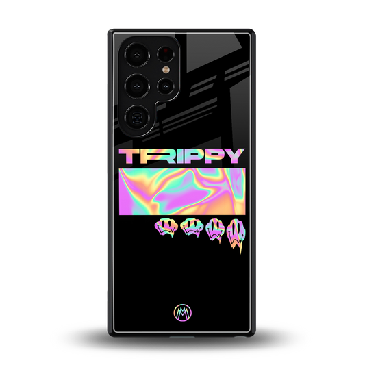 trippy trippy back phone cover | glass case for samsung galaxy s25 ultra