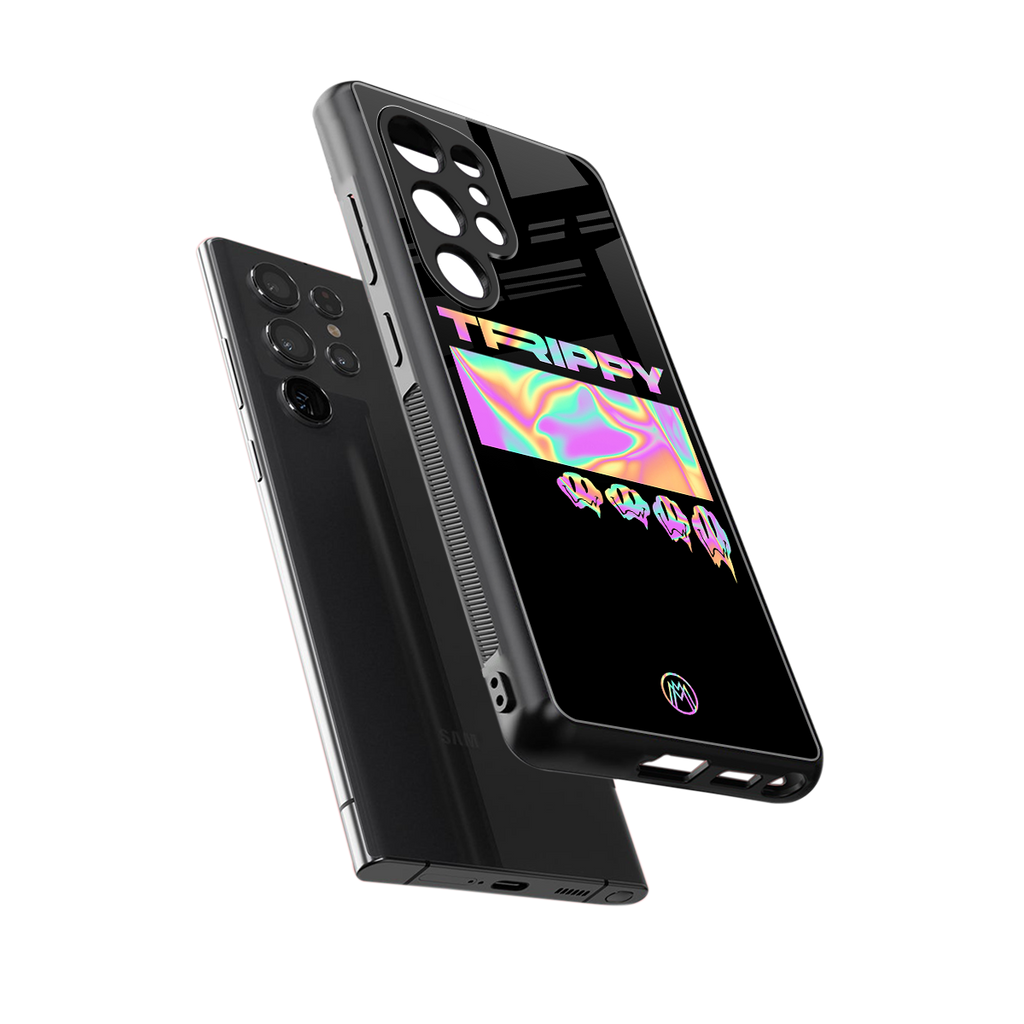 trippy trippy back phone cover | glass case for samsung galaxy s25 ultra