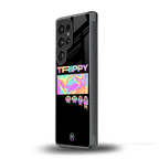 trippy trippy back phone cover | glass case for samsung galaxy s25 ultra