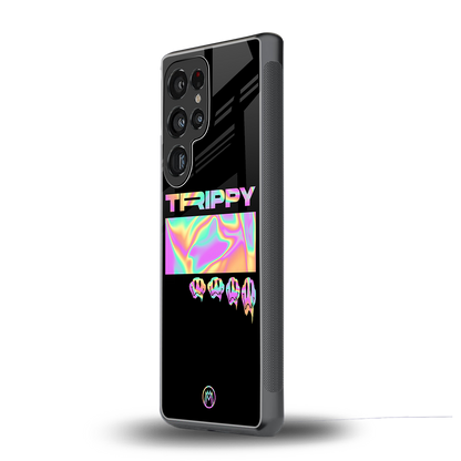 trippy trippy back phone cover | glass case for samsung galaxy s25 ultra