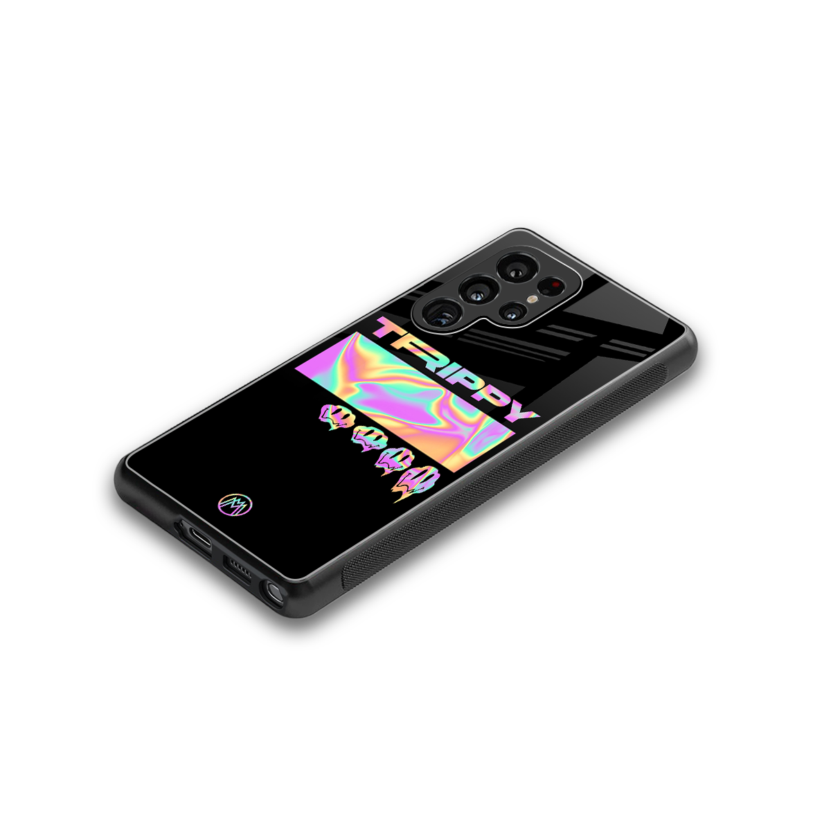 trippy trippy back phone cover | glass case for samsung galaxy s25 ultra