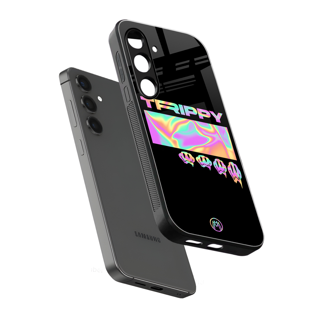 trippy trippy back phone cover | glass case for samsung galaxy s24