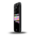 trippy trippy back phone cover | glass case for samsung galaxy s25 plus