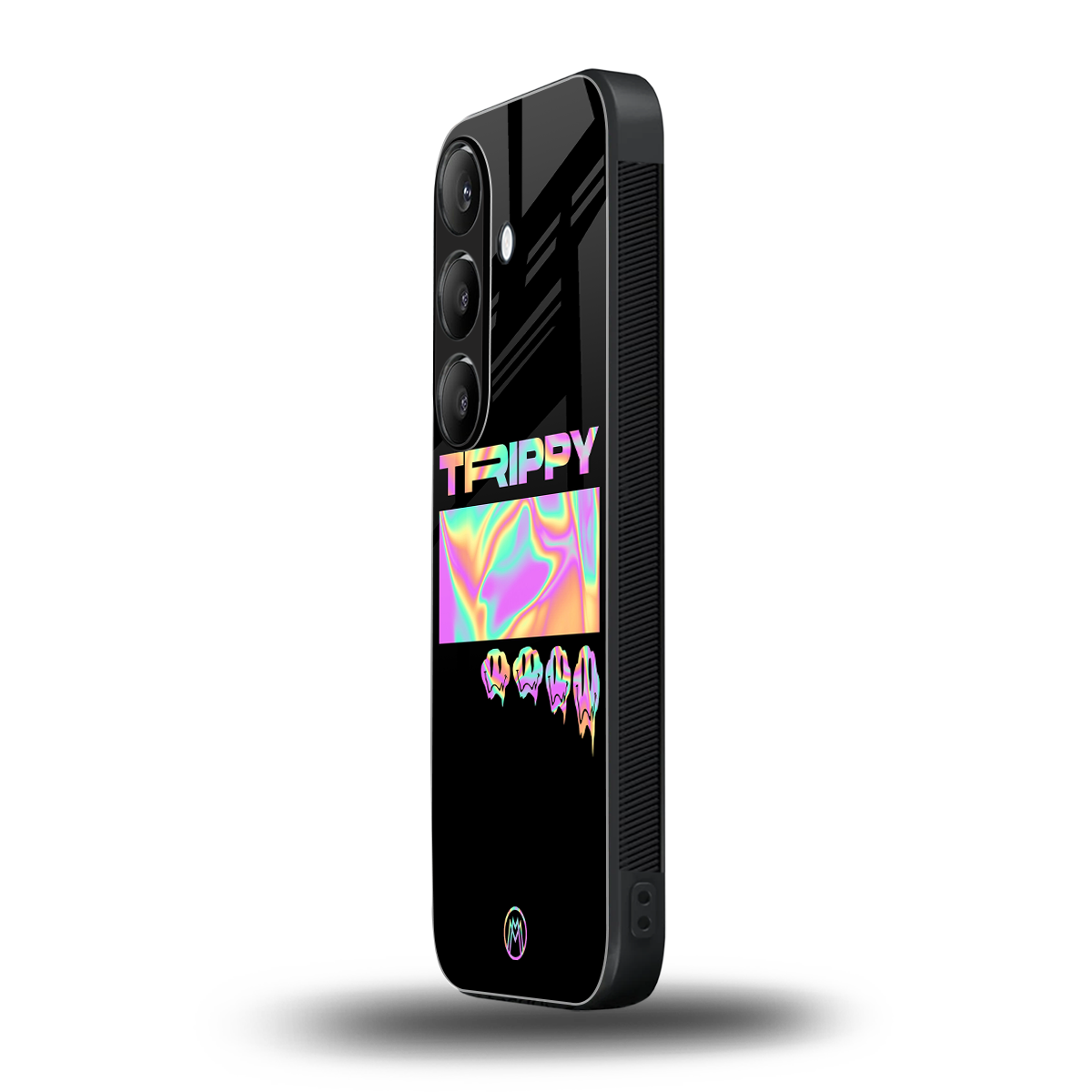 trippy trippy back phone cover | glass case for samsung galaxy s24 plus