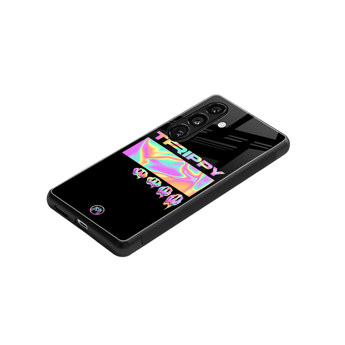 trippy trippy back phone cover | glass case for samsung galaxy s24 plus