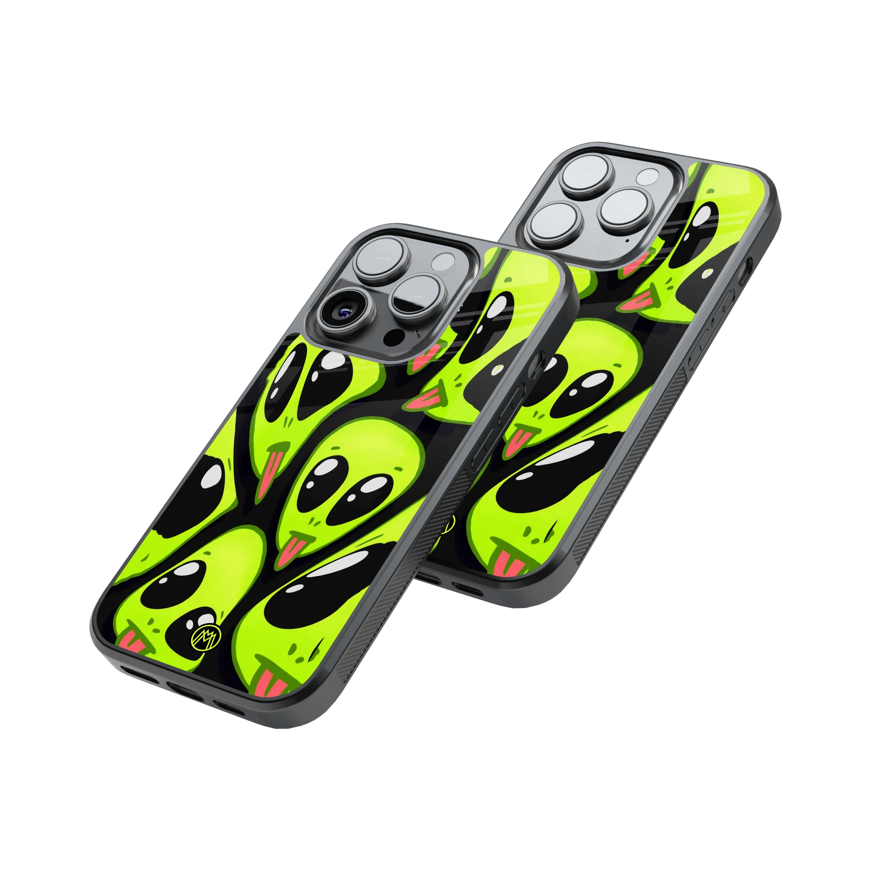 Protective Glass Back Phone Case Compatible with iPhone, Samsung, OnePlus, Pixel & More