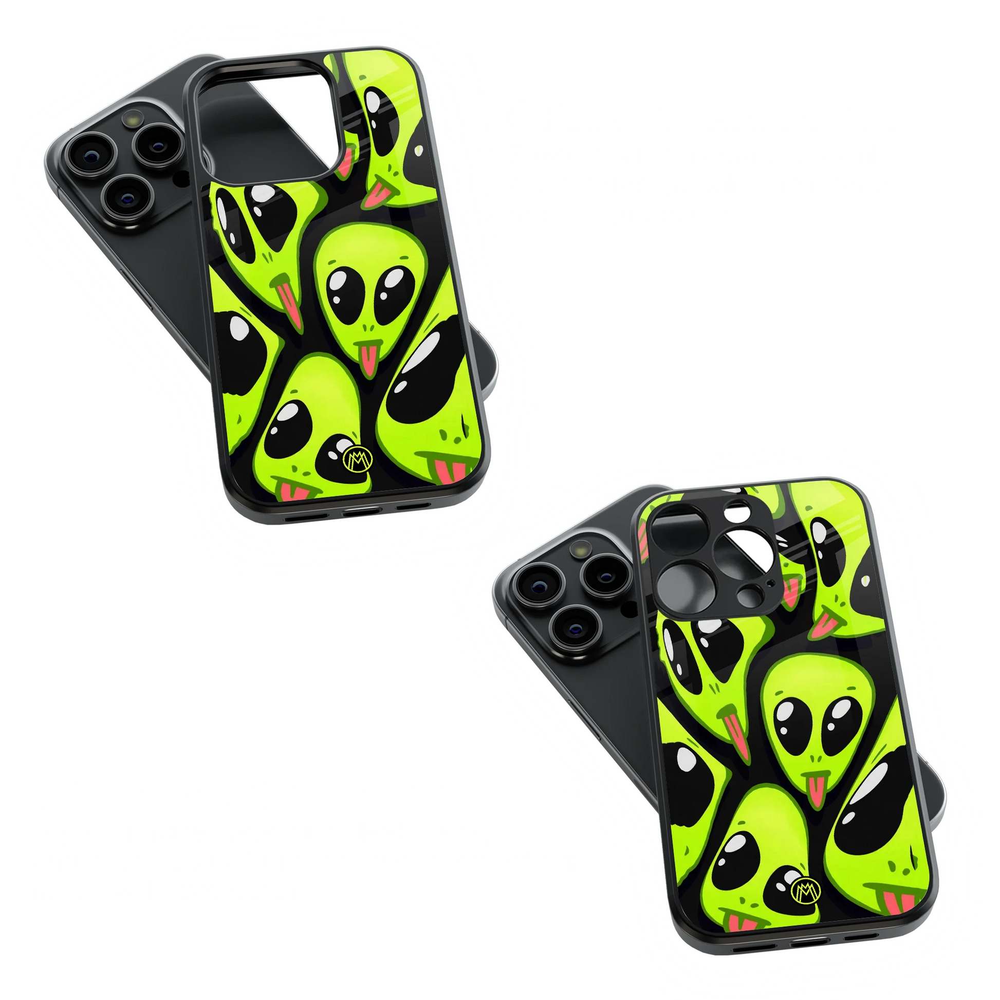 Trendy Glass Back Mobile Case for iPhone, Samsung, Redmi, OnePlus, Google Pixel, Motorola