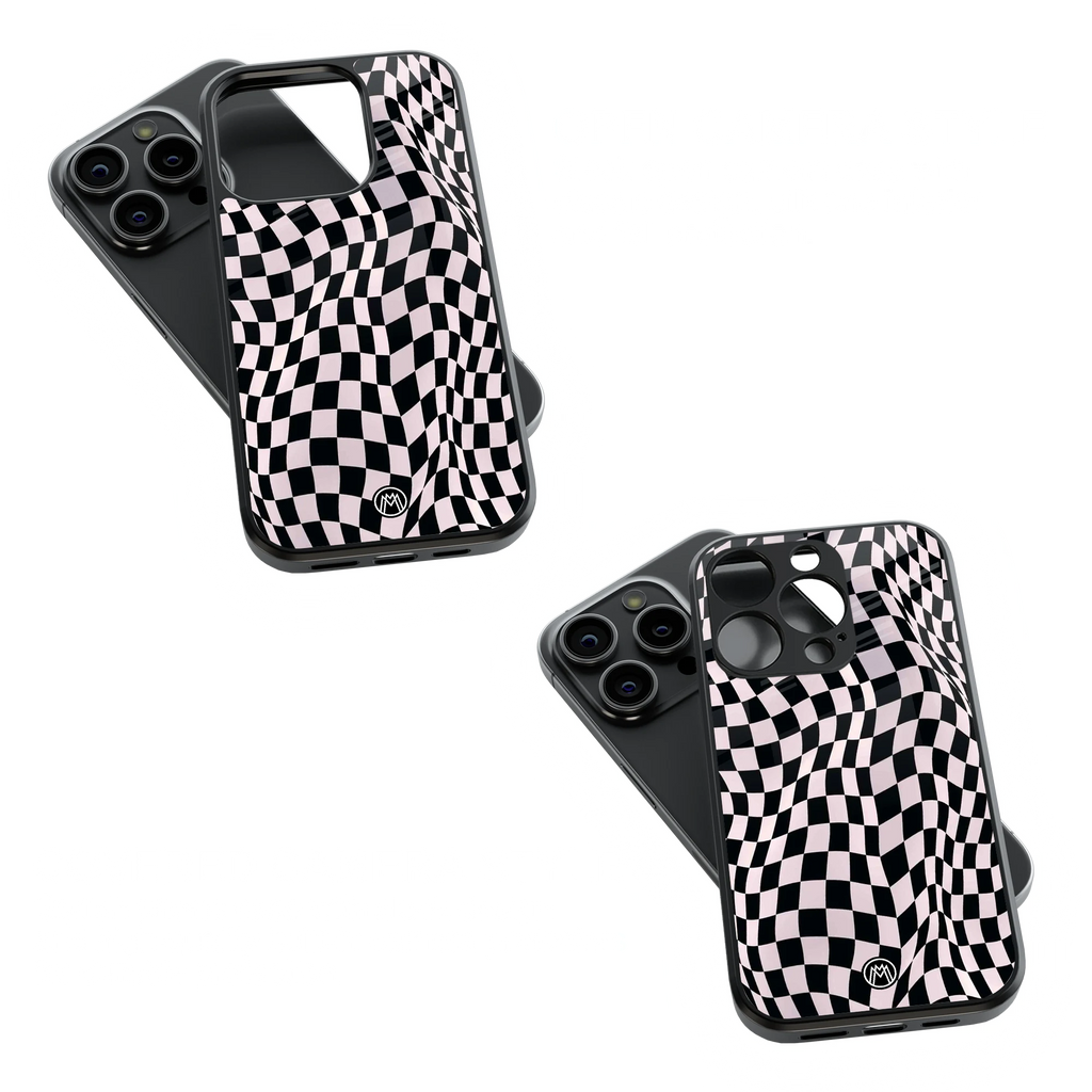 Trendy Glass Back Mobile Case for iPhone, Samsung, Redmi, OnePlus, Google Pixel, Motorola