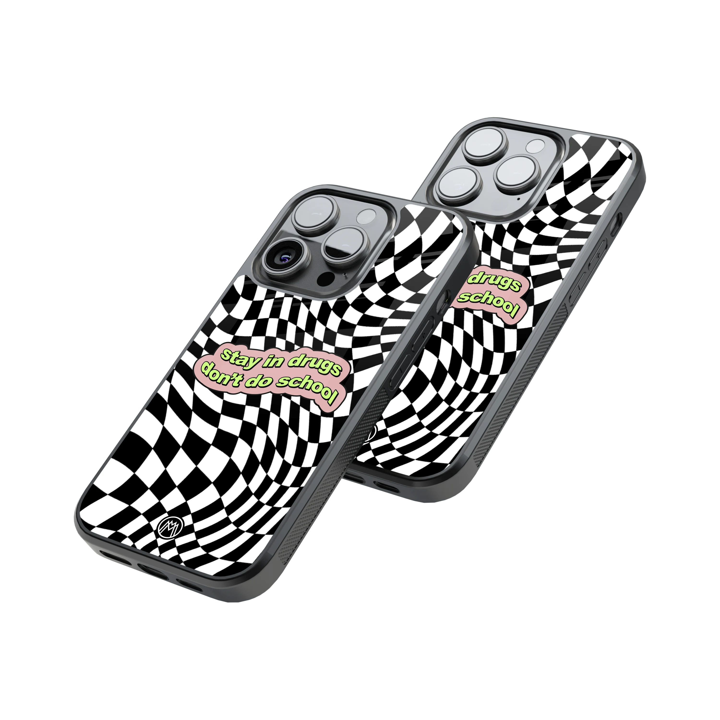 Protective Glass Back Phone Case Compatible with iPhone, Samsung, OnePlus, Pixel & More