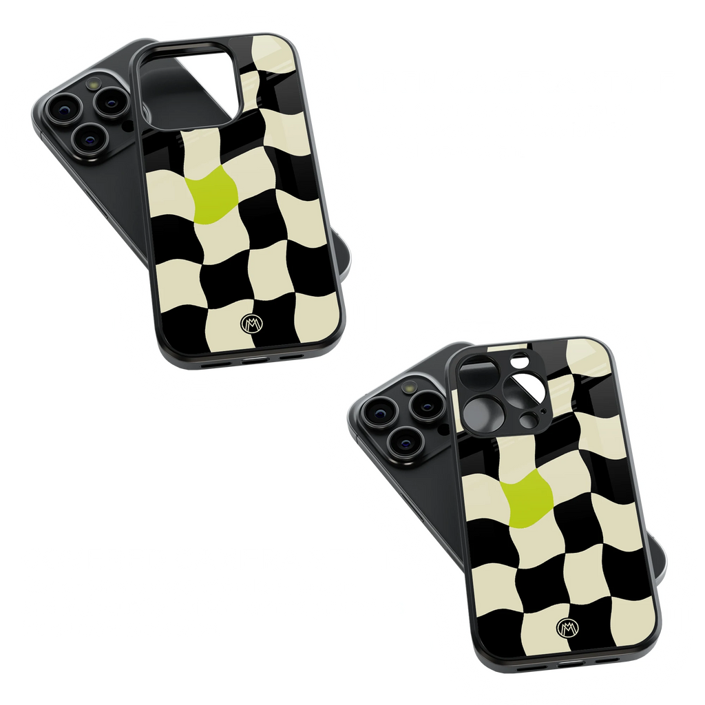 Trendy Glass Back Mobile Case for iPhone, Samsung, Redmi, OnePlus, Google Pixel, Motorola