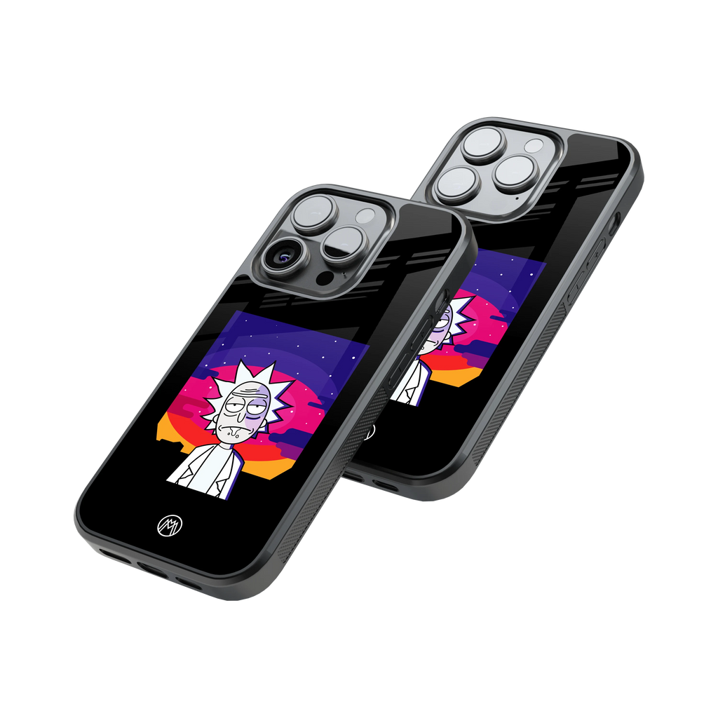 Protective Glass Back Phone Case Compatible with iPhone, Samsung, OnePlus, Pixel & More