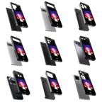Durable Glass Back Mobile Case for iPhone, Samsung, OnePlus, Google Pixel, Redmi, Vivo, Oppo
