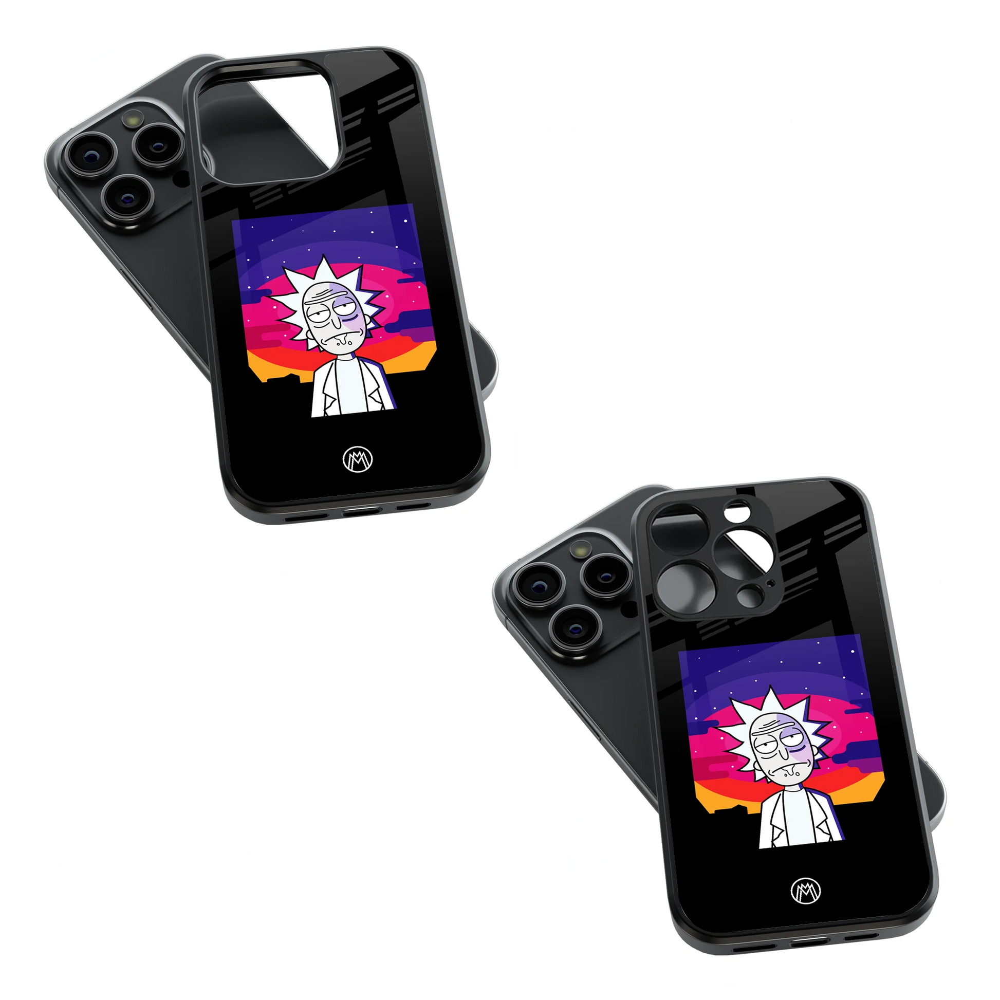 Trendy Glass Back Mobile Case for iPhone, Samsung, Redmi, OnePlus, Google Pixel, Motorola