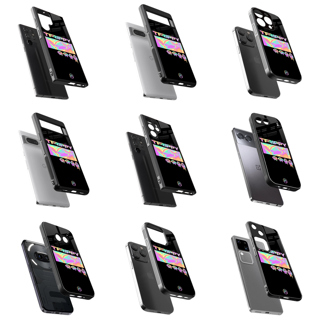 Durable Glass Back Mobile Case for iPhone, Samsung, OnePlus, Google Pixel, Redmi, Vivo, Oppo