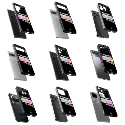 Durable Glass Back Mobile Case for iPhone, Samsung, OnePlus, Google Pixel, Redmi, Vivo, Oppo